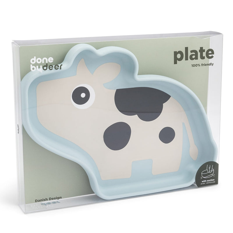 Stick&Stay Silikon Snackteller "Dotti - blue"