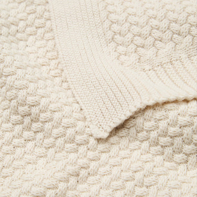 Strick Babydecke "Harper Off White"