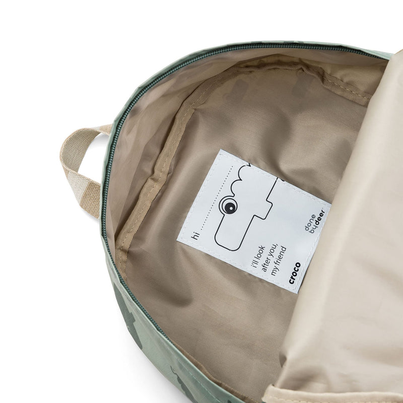 Kinderrucksack “Croco Green”