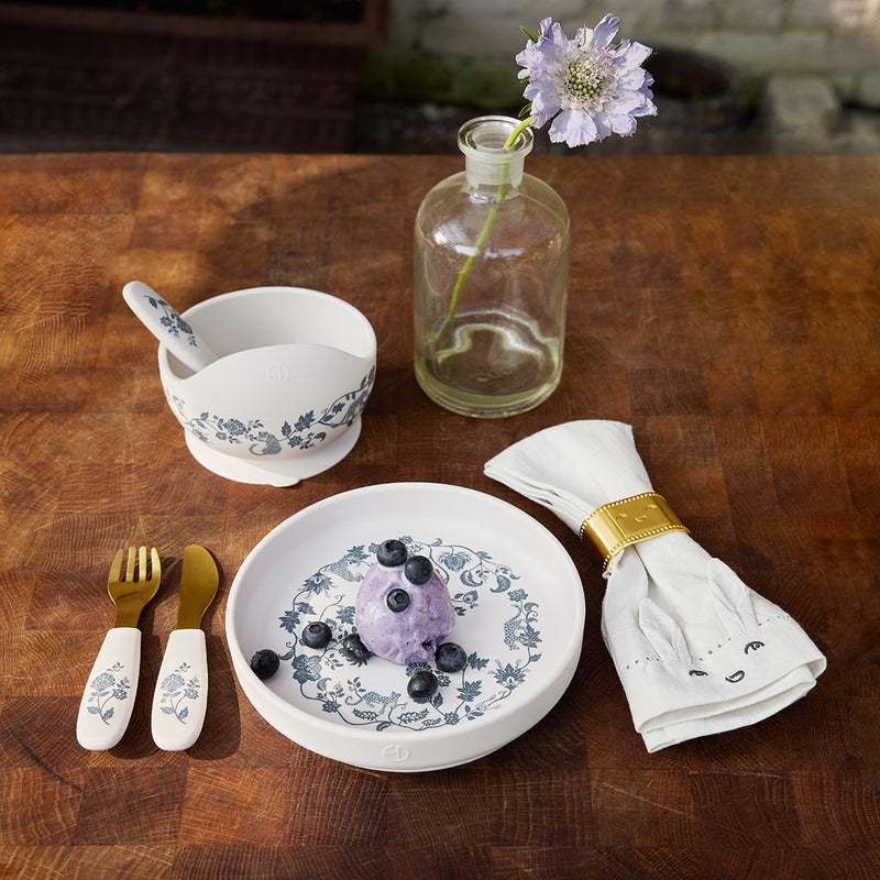Silikonteller-Set  "Garden Leo Toile"