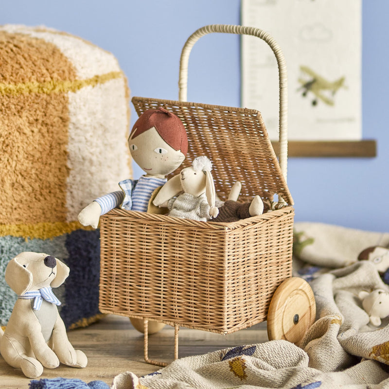 MINI Koffer "Penne Natur" Rattan