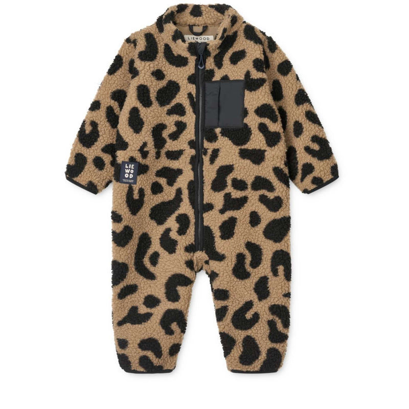 Baby-Overall aus Fleece “Nolano Mega leo / oat mix"