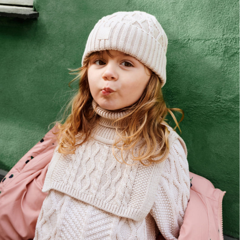 Halswärmer mit Zopfmuster "Meack Sandy"