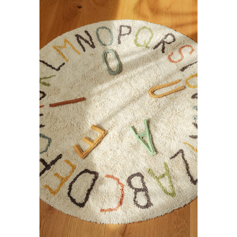 Waschbarer Spielteppich  "ABC COLOR AND LETTERS"