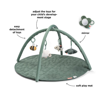 Spielbogen mit Krabbeldecke "Tiny Farm - Green"