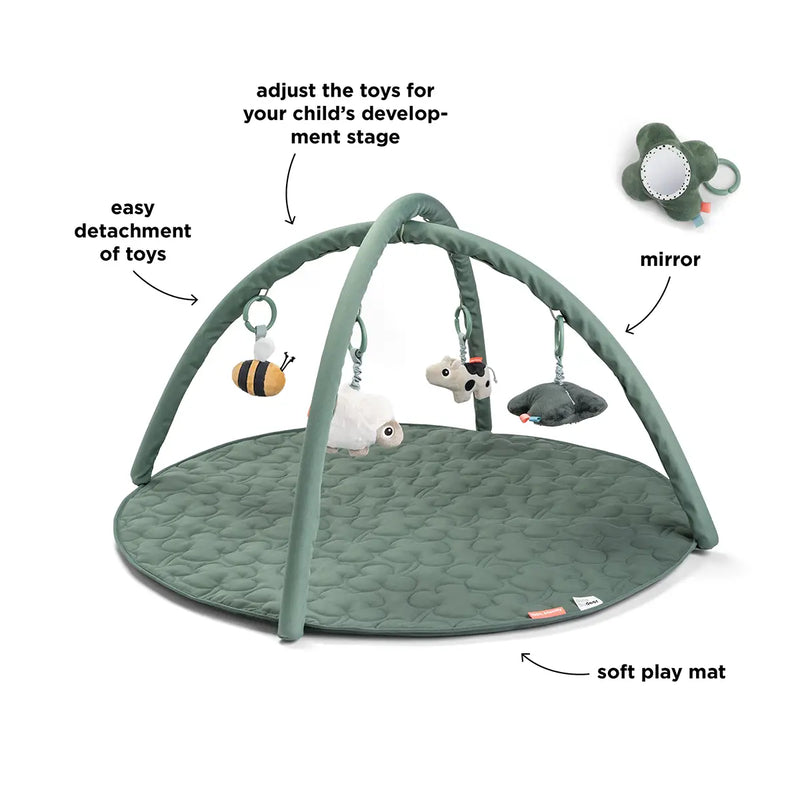 Spielbogen mit Krabbeldecke "Tiny Farm - Green"