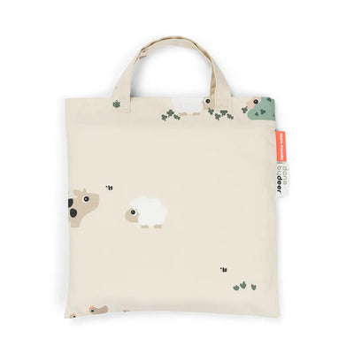 Kinder-Bettwäsche “Tiny Farm - Sand” 100 x 140 cm