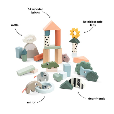 Bausteine “Deer Friends” 34er Pack