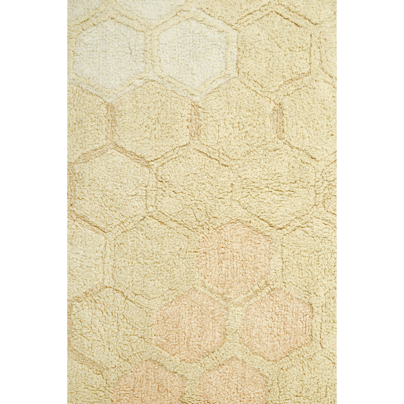 Waschbarer Baumwollteppich "Sweet Honey" 140 x 200 cm