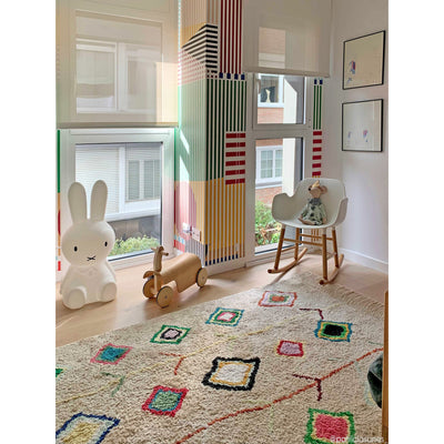 Waschbarer Baumwollteppich "Kaarol" 140 x 200 cm