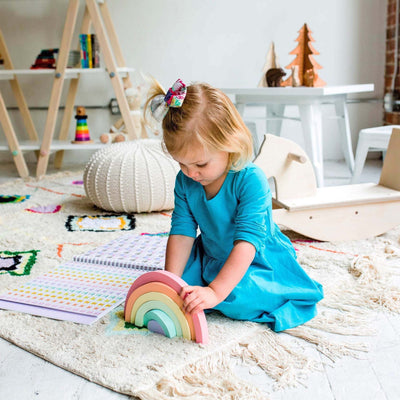 Waschbarer Baumwollteppich "Kaarol" 140 x 200 cm