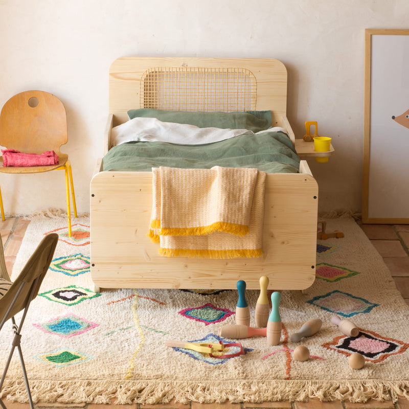 Waschbarer Baumwollteppich "Kaarol" 140 x 200 cm