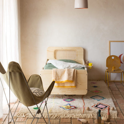 Waschbarer Baumwollteppich "Kaarol" 140 x 200 cm