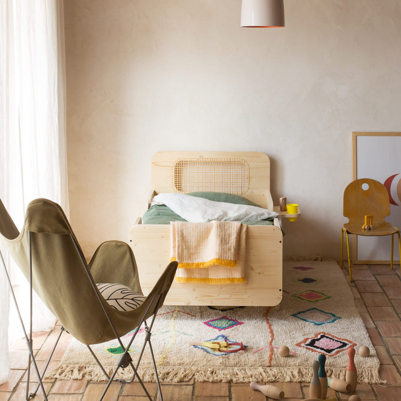 Waschbarer Baumwollteppich "Kaarol" 140 x 200 cm