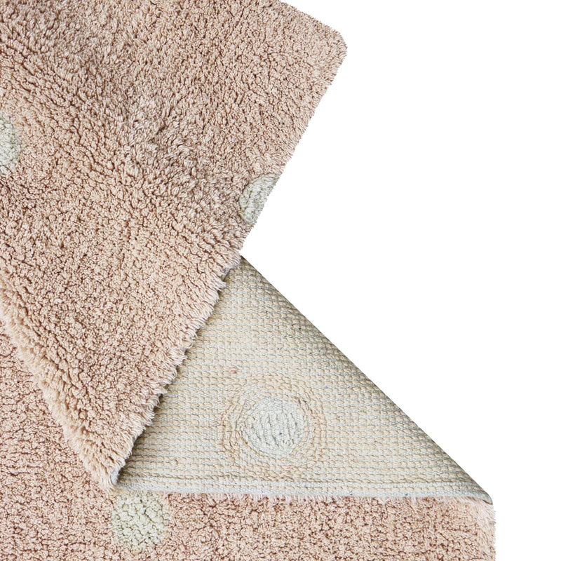 Waschbarer Baumwollteppich Mini “Dot Rose” 100 x 150 cm