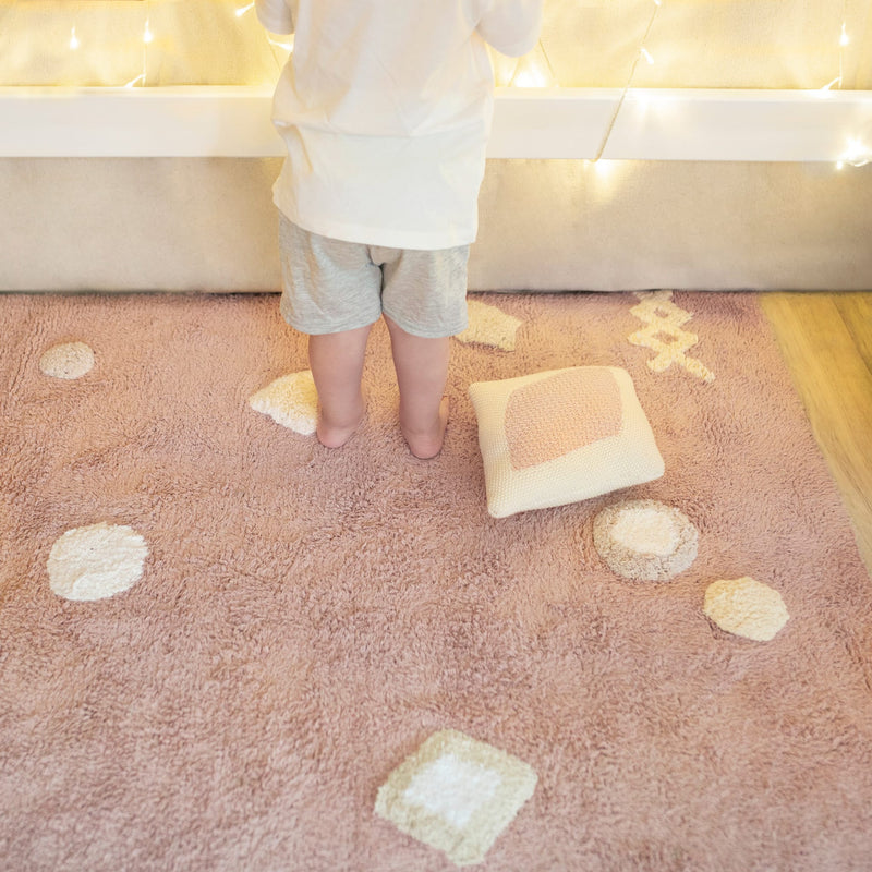 Waschbarer Baumwollteppich “Noah” 140 x 200 cm