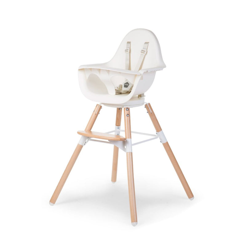 Hochstuhl für Babys & Kinder “Evolu 2 Natural White” 6 Monate - 6 Jahre