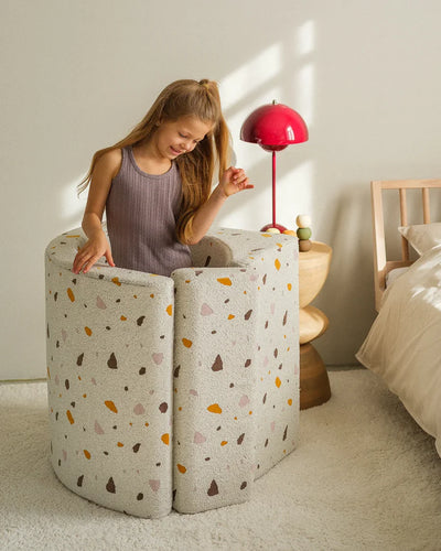 Kindersessel Moon "Terrazzo Marble"