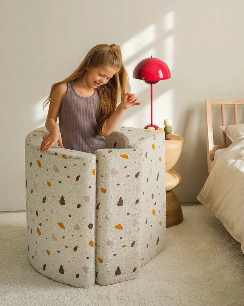 Kindersessel Moon "Terrazzo Marble"