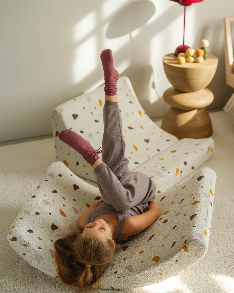 Kindersessel Moon "Terrazzo Marble"