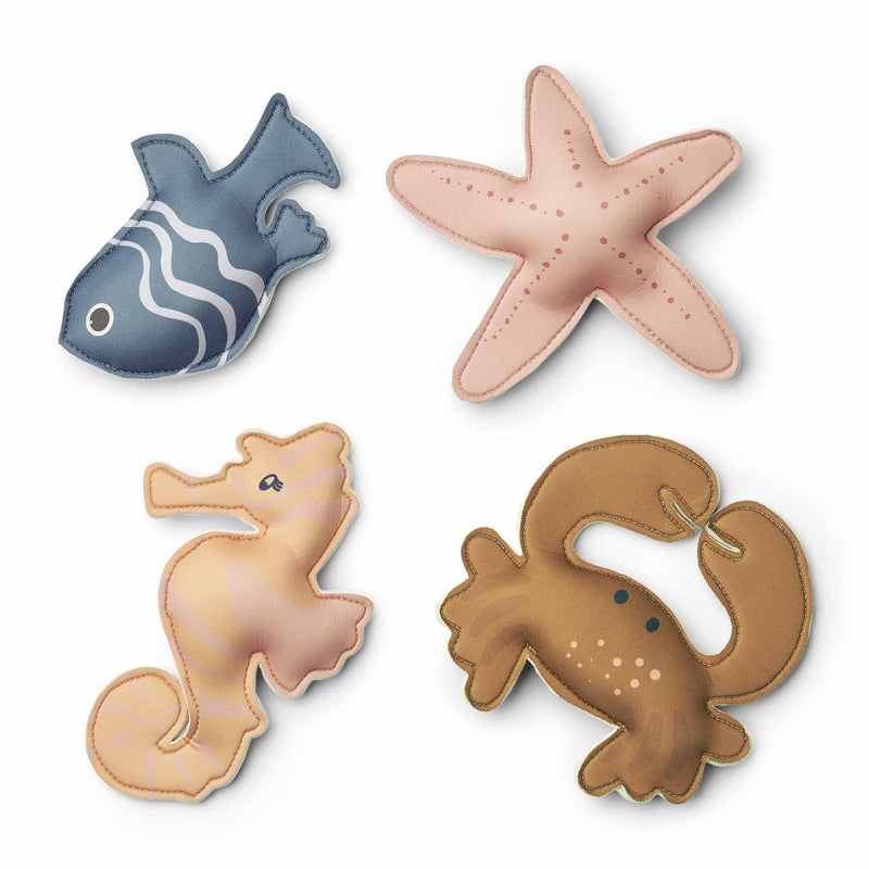 Tauchspielzeug für Kinder "Dion Sea Creature / Sandy" 4er Pack