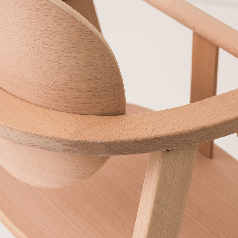 Mitwachsender Hochstuhl 3 in 1 "Growing Green / beech wood"