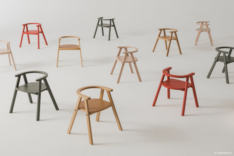 Kinderstuhl "Growing Green / blush"