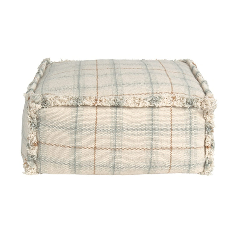 Pouf "Blue Sage" 40x40x20cm
