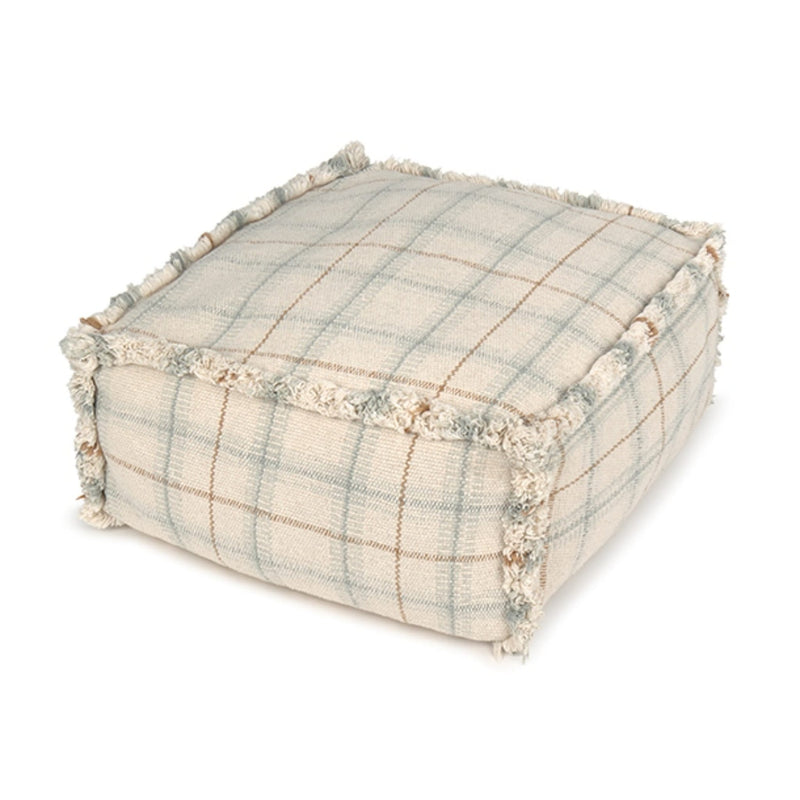 Pouf "Blue Sage" 40x40x20cm