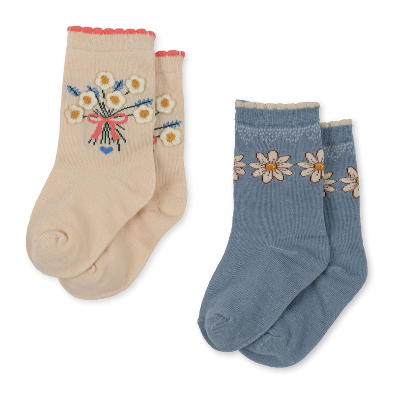 Kinder-Socken “ Daisy/ Mix“ 2er Pack