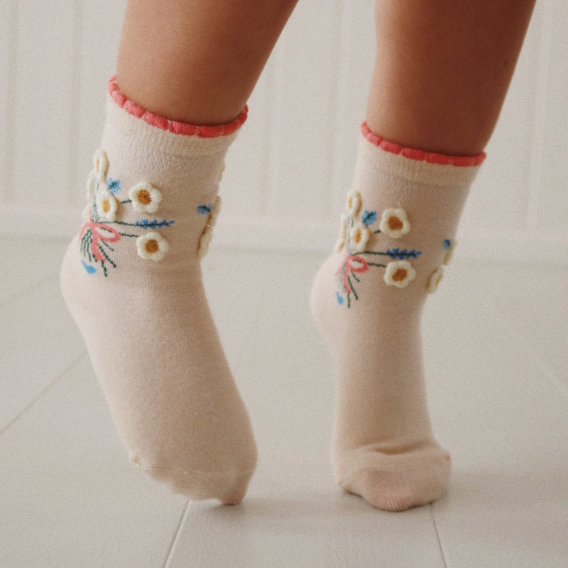 Kinder-Socken “ Daisy/ Mix“ 2er Pack