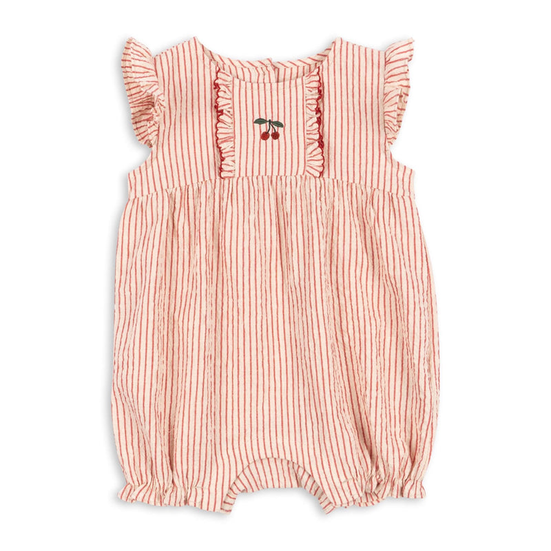 Kurzarm-Strampler “Ellie Amour Stripe"