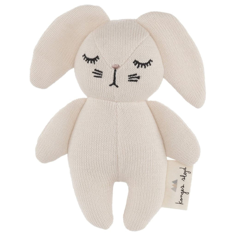 Babyrassel “Mini Rabbit Off White” mit Glöckchen