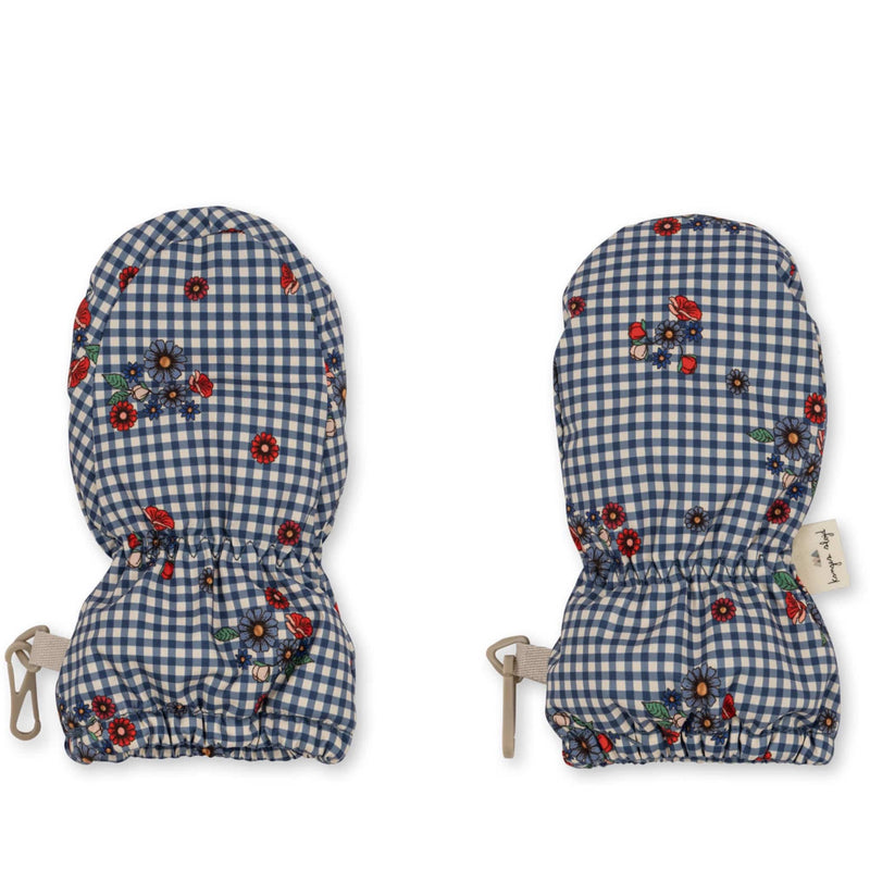 Baby-Fäustlinge "Nutti Blossom Check"