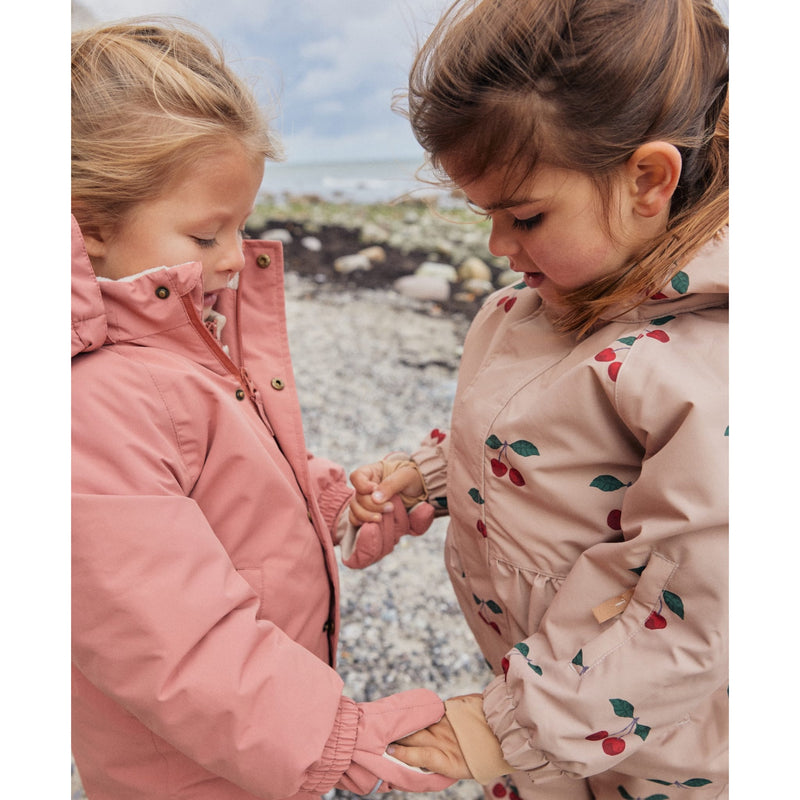 Kinderjacke mit Rüschen-Details "Mismou Ma Grande Cerise"