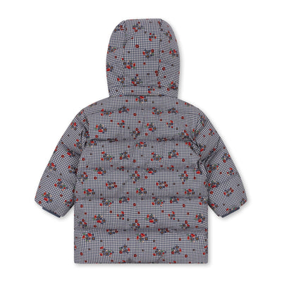 Kinder-Daunenjacke "Nutti Blossom Check"