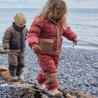 Thermo-Steppjacke für Kinder "Pace Mineral Red"