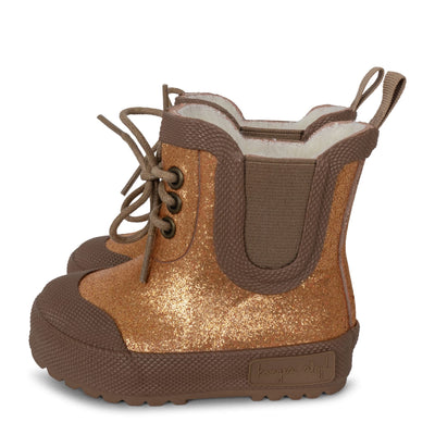 Kinder-Thermostiefel "Glitter Tan"