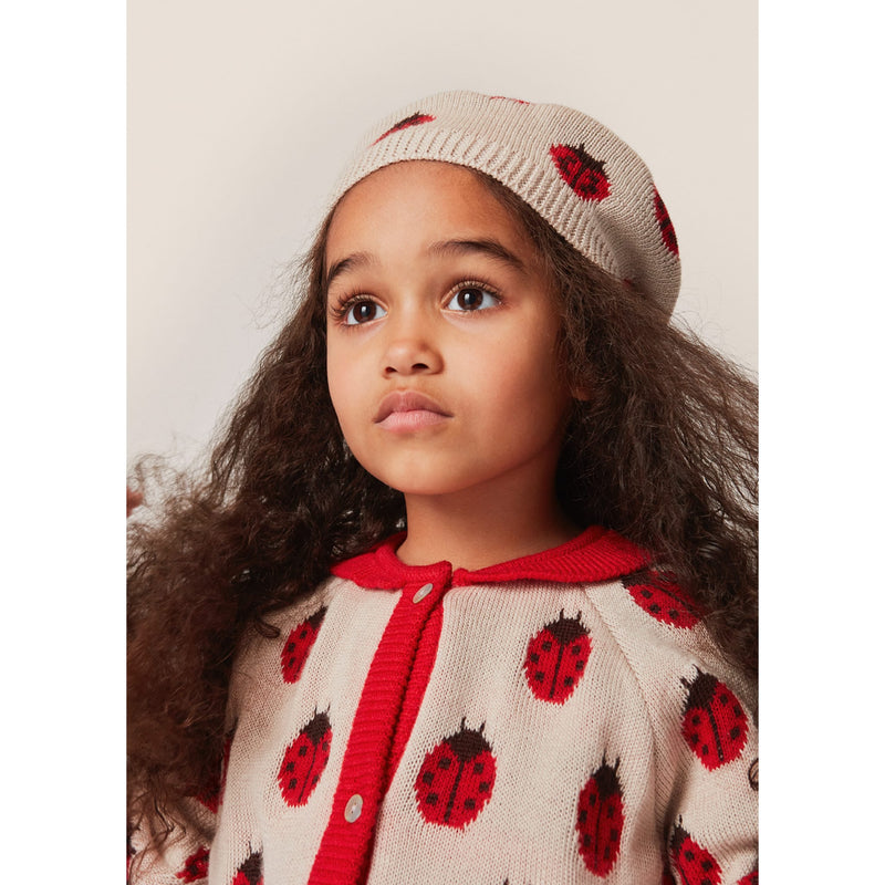 Kinder-Baskenmütze “Belou Ladybug“
