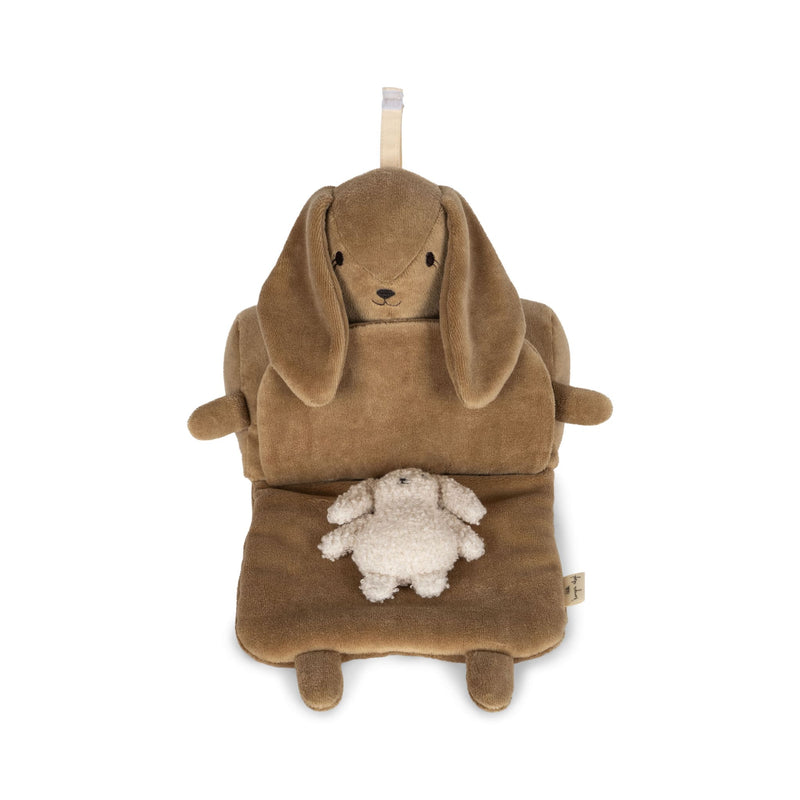 Aktivitätskuscheltier mit Spiegel "Bunny Off White"