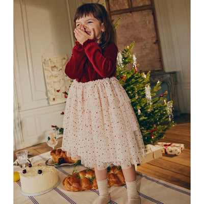 Kleid für Mädchen “Belis Red Dahlia”