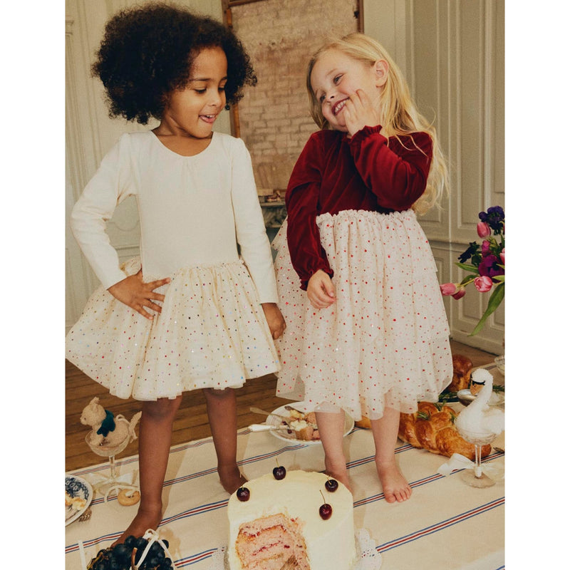 Kleid für Mädchen “Belis Red Dahlia”