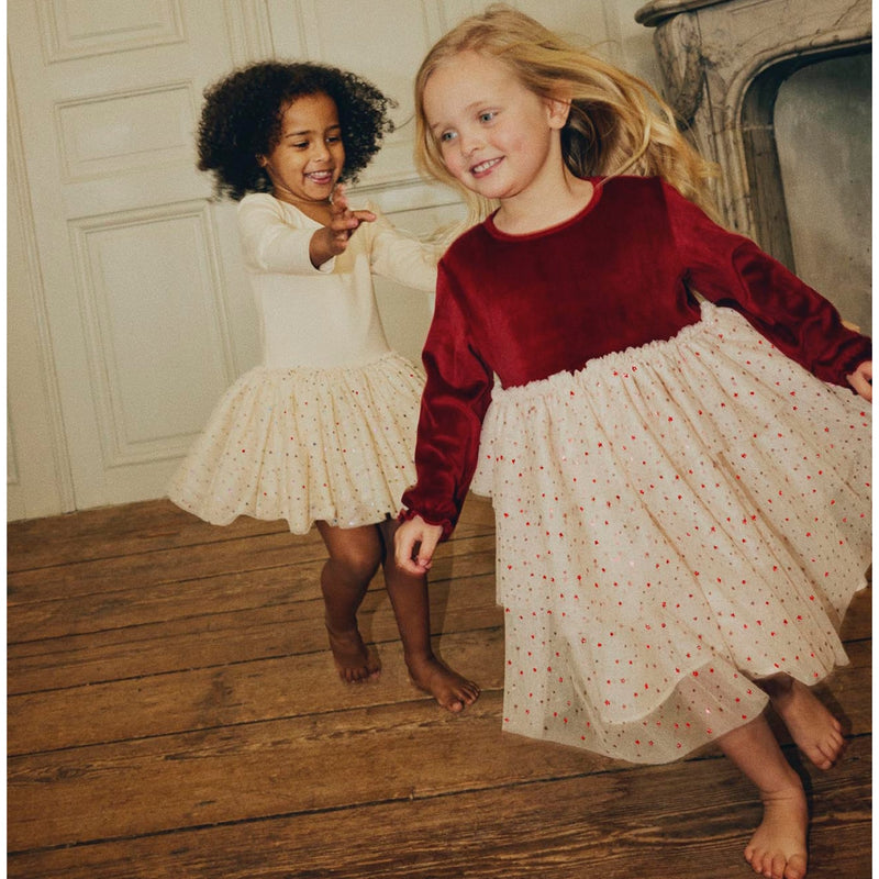 Kleid für Mädchen “Belis Red Dahlia”