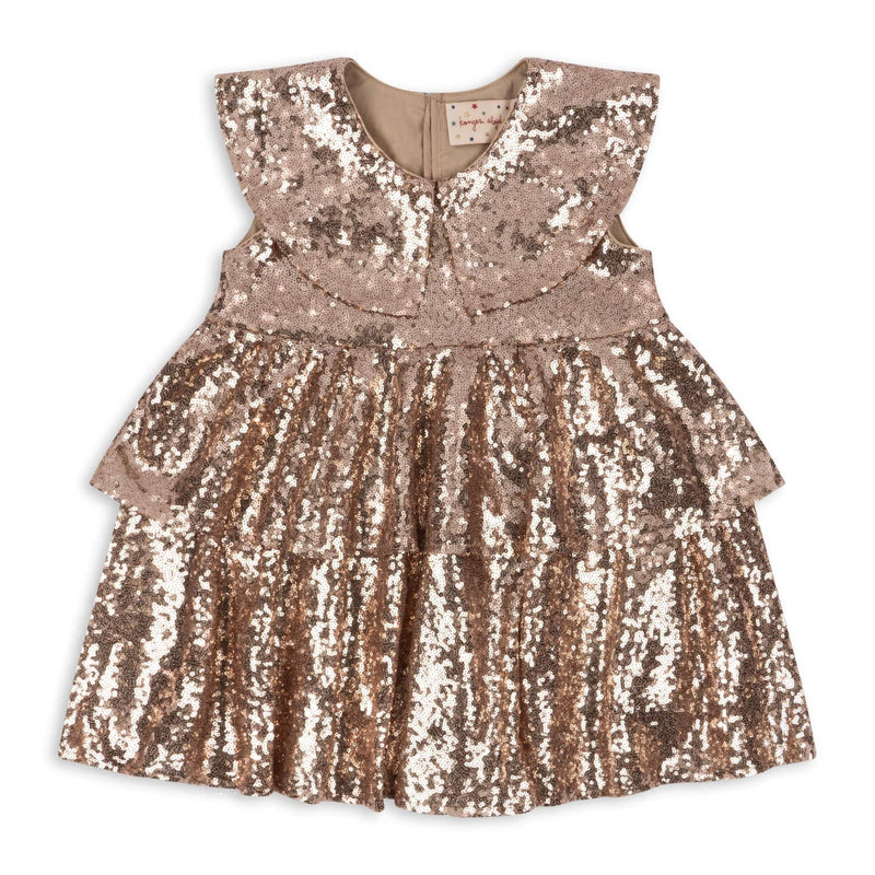 Kleid für Mädchen “Starla Gold Blush”