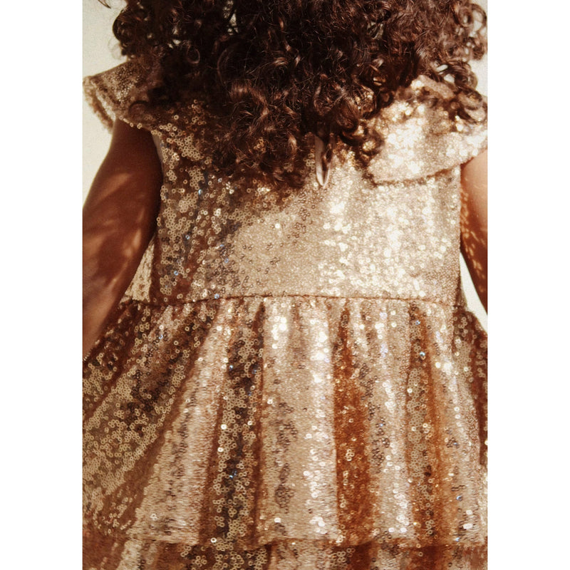 Kleid für Mädchen “Starla Gold Blush”