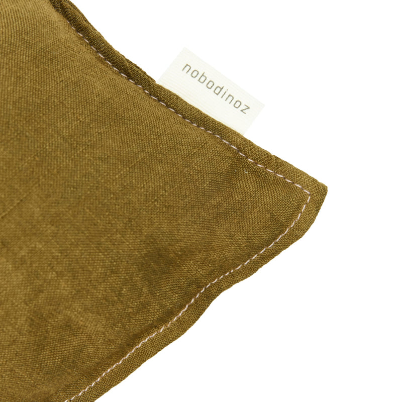 Dekokissen "L1N0 En Lin Français Lavé - moss green"