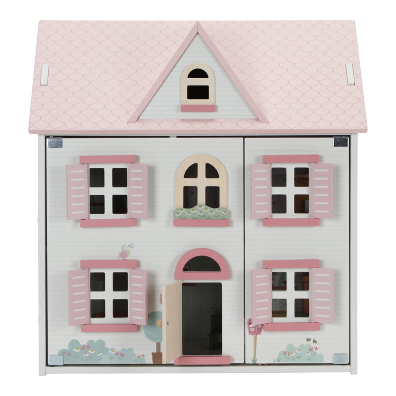 Puppenhaus mit Möbeln aus Holz