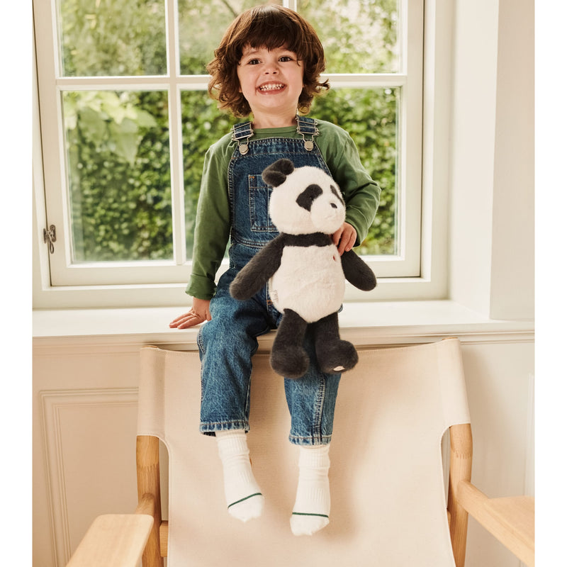Panda-Teddy "Berto Sandy / Dark grey"