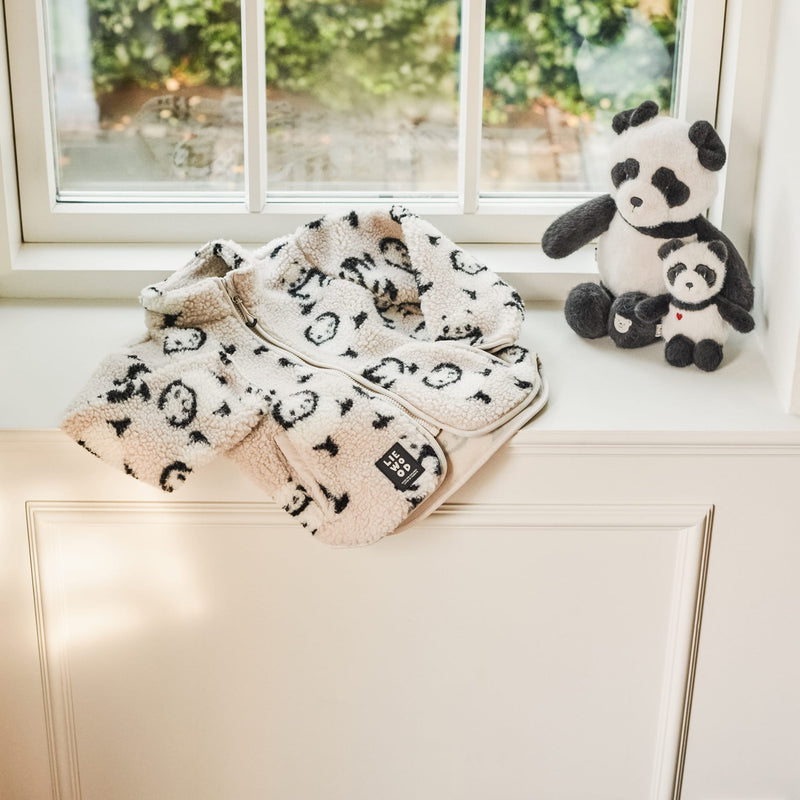 Panda-Teddy "Berto Sandy / Dark grey"