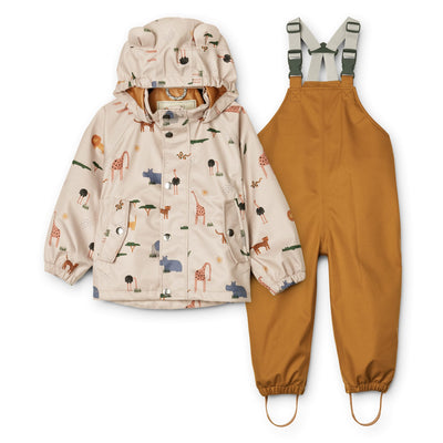 Softshell-Regenanzug für Kinder “Dakota Safari Sandy Mix”